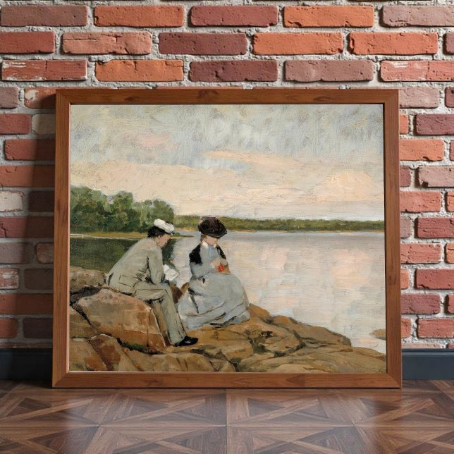 Zwei am Strand, Arvid Liljelund Poster (Von Creator hochgeladen)