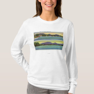 Zwei Ansichten der See-Blume T-Shirt
