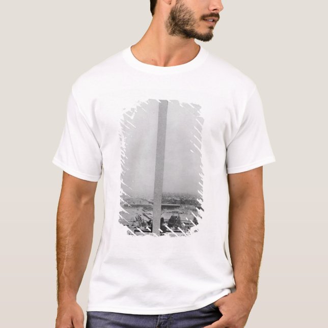 Zwei Ansichten des Baus des Eiffels 2 T-Shirt (Vorderseite)