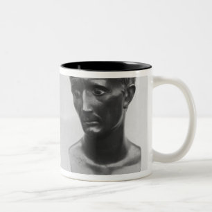 Zwei Ansichten eines Fehlschlags des Kaisers Zweifarbige Tasse