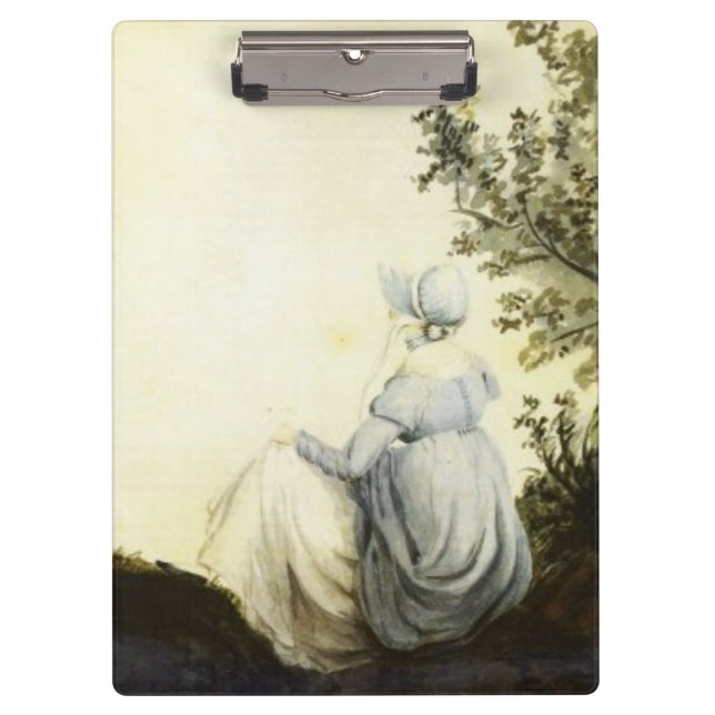 Zwei Ansichten von Jane Austen Klemmbrett (Vorderseite)
