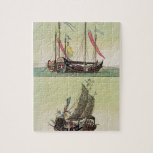 Zwei Arten chinesischer Kram, Illustration von 'Le Puzzle