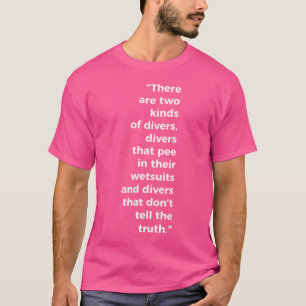 Zwei Arten von Tauchern T-Shirt