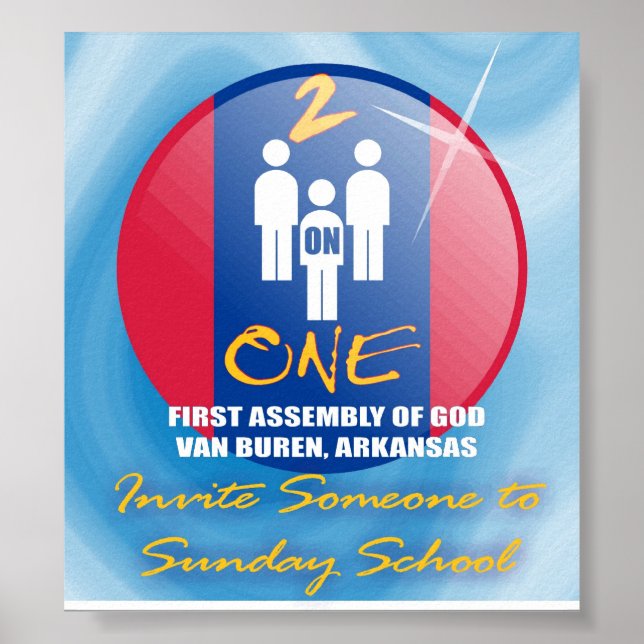 Zwei auf eins poster (Vorne)