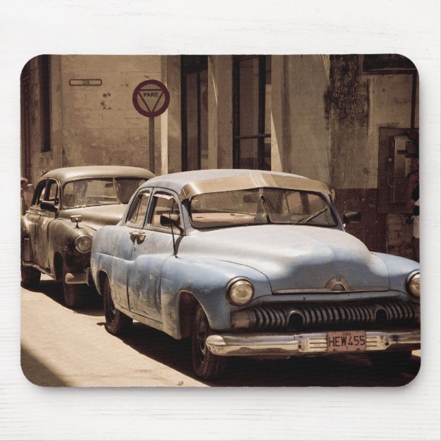 "zwei Autos" Mousepad (Vorne)