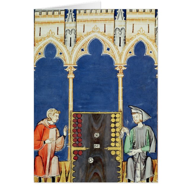 Zwei Backgammon-Spieler (Vorne)