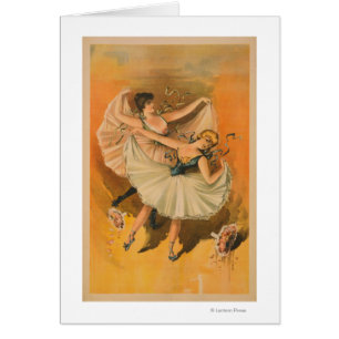Zwei Ballerina-Theaterplakat