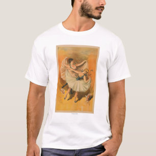 Zwei Ballerina-Theaterplakat T-Shirt
