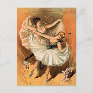 Zwei Ballerinas Postkarten