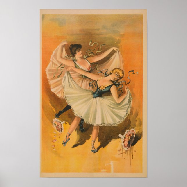 Zwei Ballerinas Theaterposter Poster (Vorne)