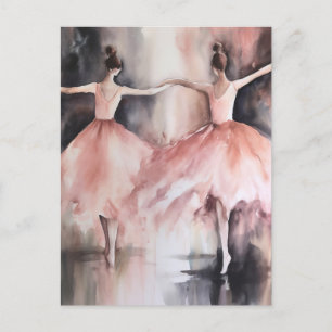 Zwei Balletttänzer Postkarte