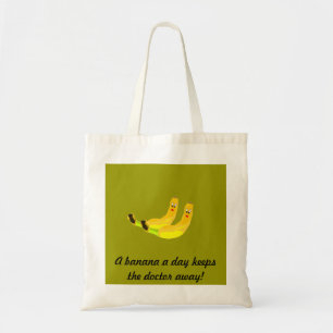 Zwei Bananen-Tasche Tragetasche