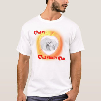 Zwei Bären in der Liebe -- Glücklicher T-Shirt