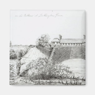 Zwei Batterien an Southampton-Haus Magnet