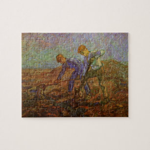 Zwei Bauern graben von Vincent van Gogh Puzzle