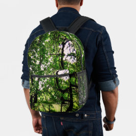 Zwei Bäume Bedruckter Rucksack