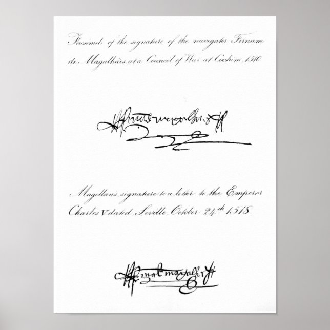 Zwei Beispiele für die Unterschrift Poster (Vorne)