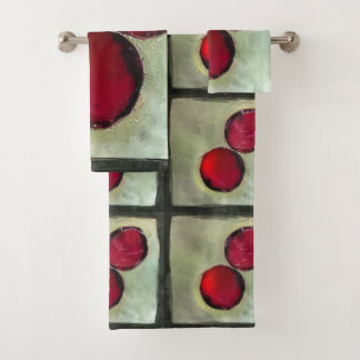 Zwei Berries Badhandtuch Set