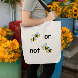 Zwei Bienen oder nicht zwei Bienen Tasche