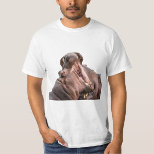 Zwei Big Mouth Hippo T-Shirt