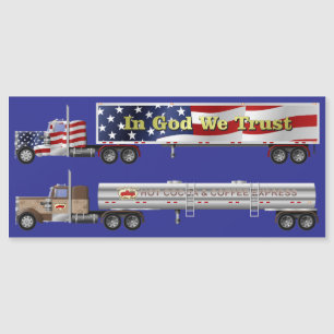 Zwei Big Rigs Magnet