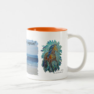 Zwei Bild-Tasse Zweifarbige Tasse