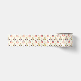 Zwei Bilder von einem Washi-Klebeband Satinband