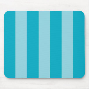 Zwei blaue Farbtöne gestreift  Mousepad