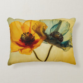 Zwei Blume Dekokissen