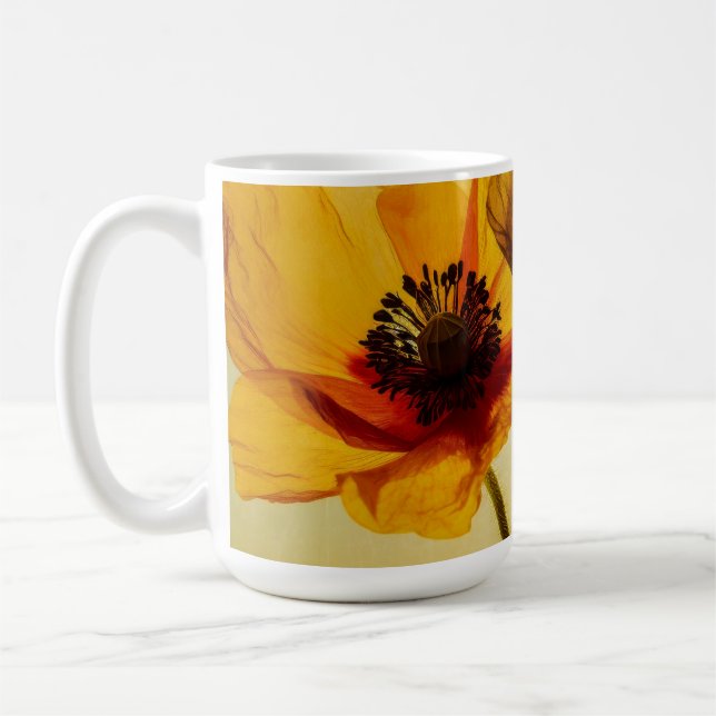 Zwei Blume Kaffeetasse (Links)