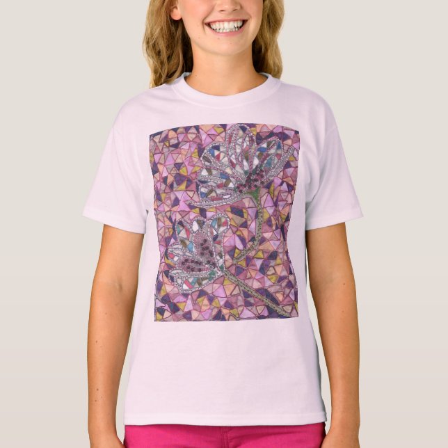 Zwei Blume T-Shirt (Vorderseite)