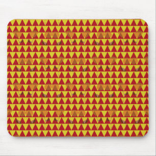 Zwei Blumen Dreiecke Mousepad