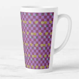 Zwei Blumen Quadrate Milchtasse