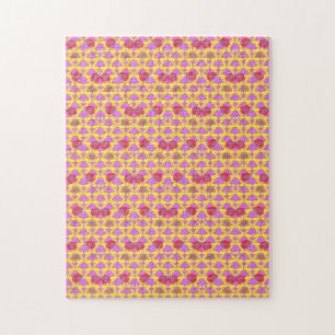 Zwei Blumenrosen Puzzle