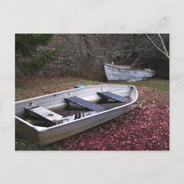 Zwei Boote Postkarte (Vorderseite)