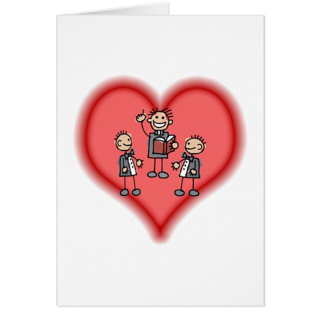 Zwei Bräutigame u. Prediger (Vorne)