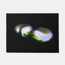 Zwei breite Bohnen dmcnm Fußmatte