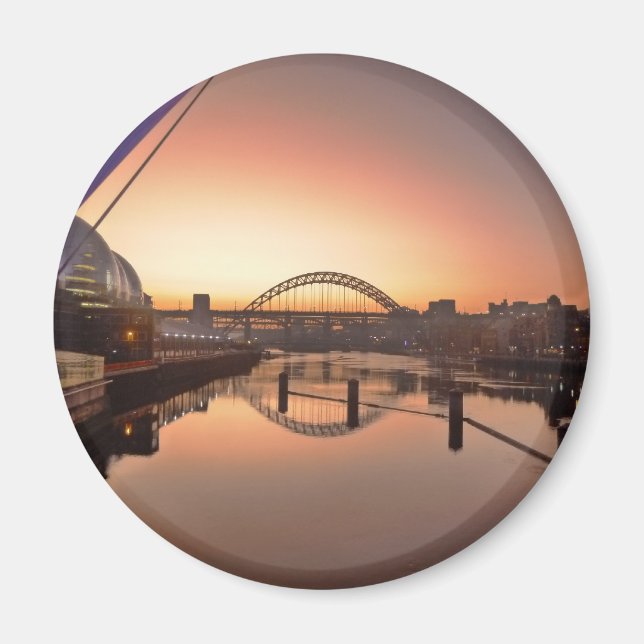 Zwei Brücken Magnet (Vorne)