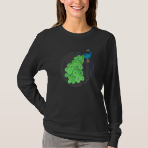 Zwei bunte Pfauen Niedliche Vögel Tier Grafik T-Shirt