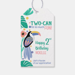 ZWEI-CAN (Toucan) 2. Geburtstag Geschenkanhänger