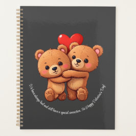 Zwei Cartoon müssen umarmt werden. Planer