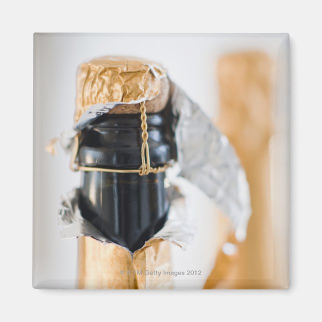 Zwei Champagnerflaschen Magnet (Vorne)