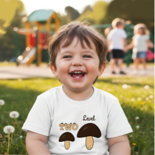 Zwei Champignons Baby Strampler