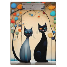 Zwei charmante Katzen