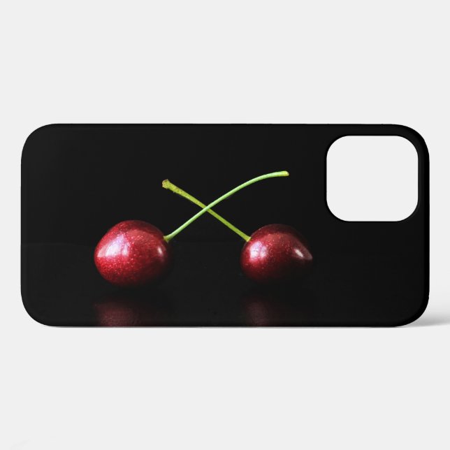 Zwei Cherries iphcna Case-Mate iPhone Hülle (Rückseite (Horizontal))