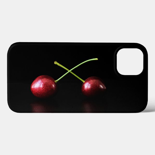 Zwei Cherries iphcna Case-Mate iPhone Hülle (Rückseite (Horizontal))