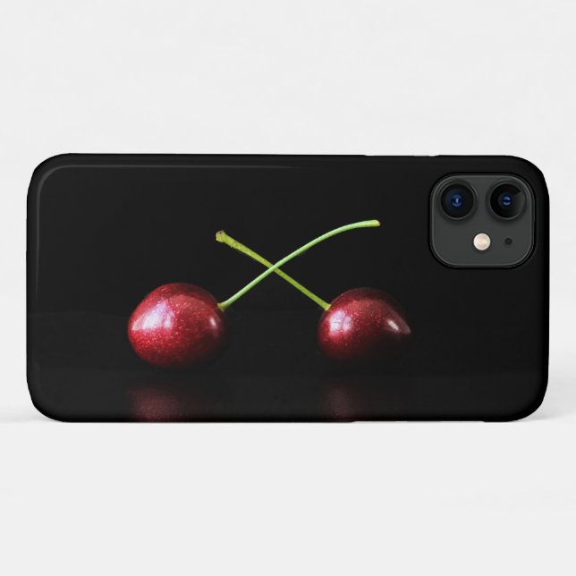 Zwei Cherries iphcnm Case-Mate iPhone Hülle (Rückseite (Horizontal))