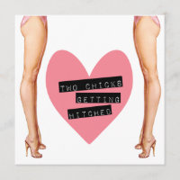 Zwei Chicks Hitched Lesben Hochzeit