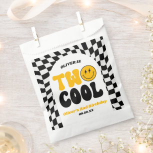 Zwei Cool Retro Arch Zweite 2. Geburtstagsfeier Geschenktütchen