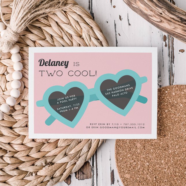 Zwei Cool | Sommersonntags Einladung zur Geburtsta (Von Creator hochgeladen)